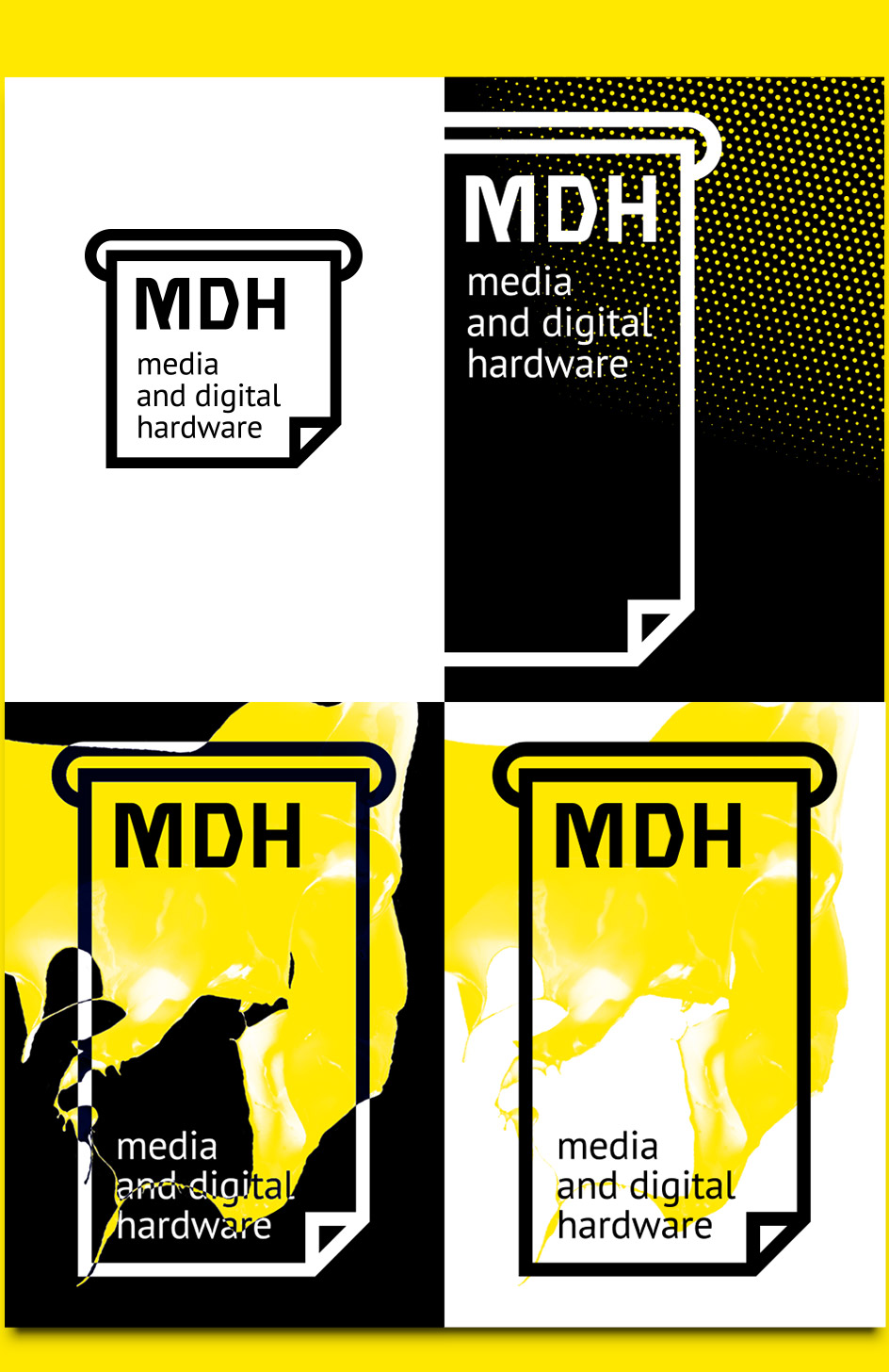 Создание логотипа для компании MDH